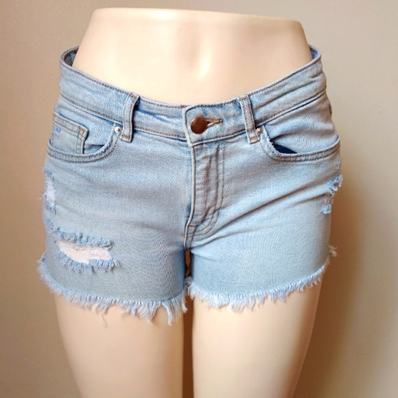H&M Pants - H&M Distress Denim Shorts